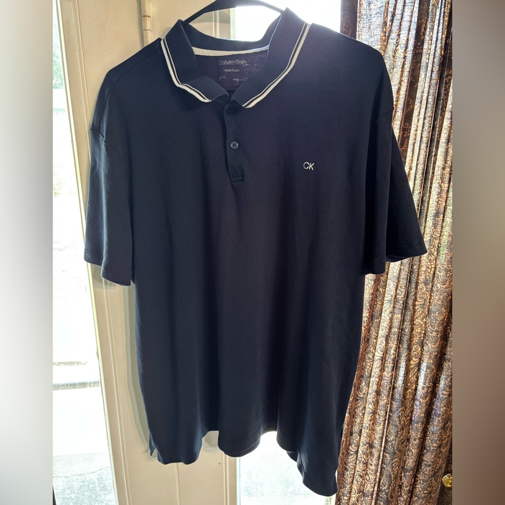 Youth Calvin Klein Polo Navy